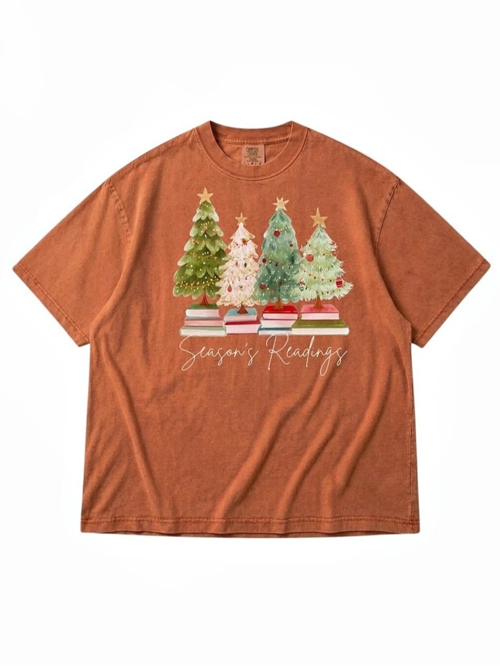 Comfort Colors Christmas Tree Graphic Short Sleeve Tee